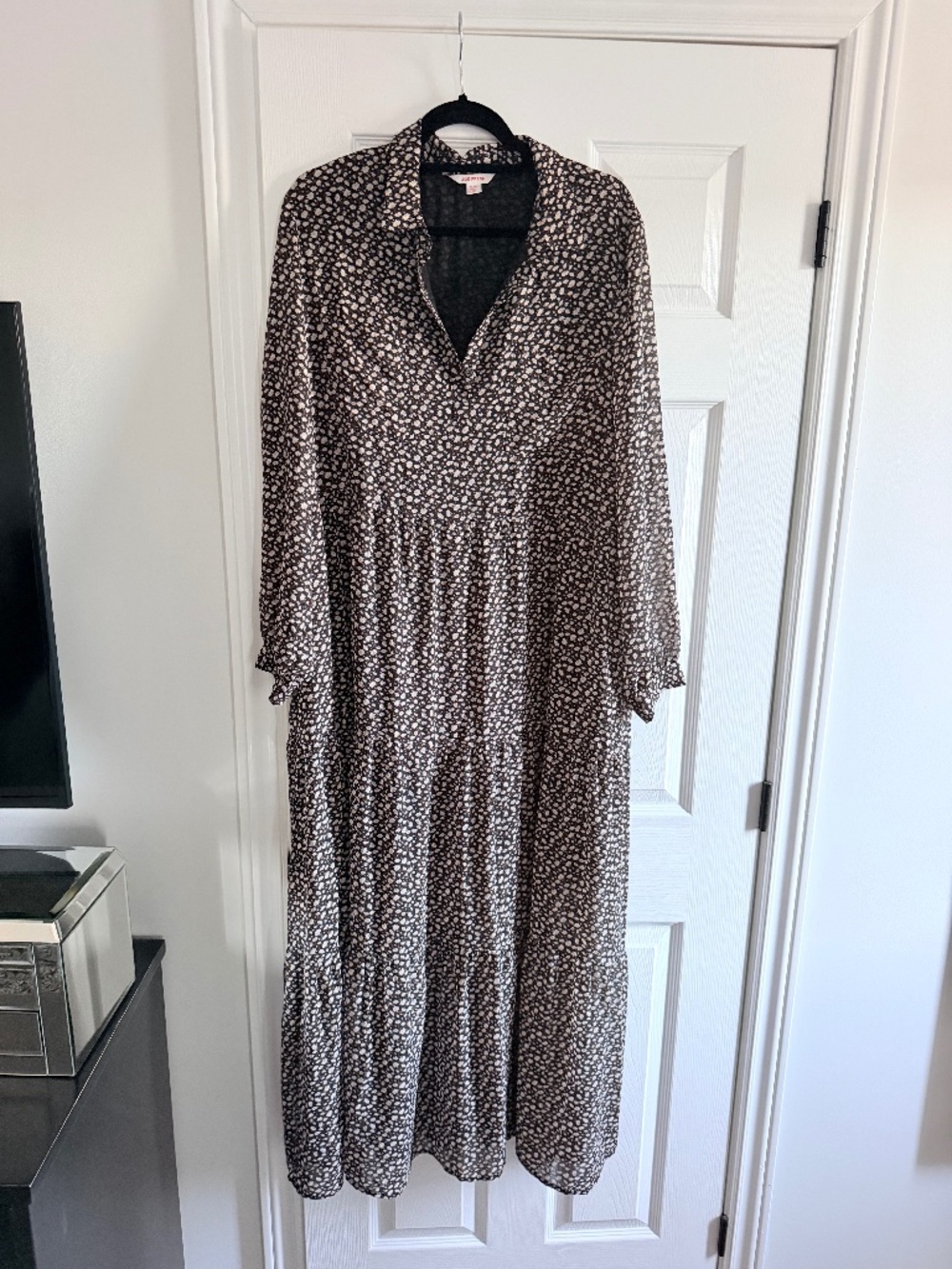 Printed maxi dress